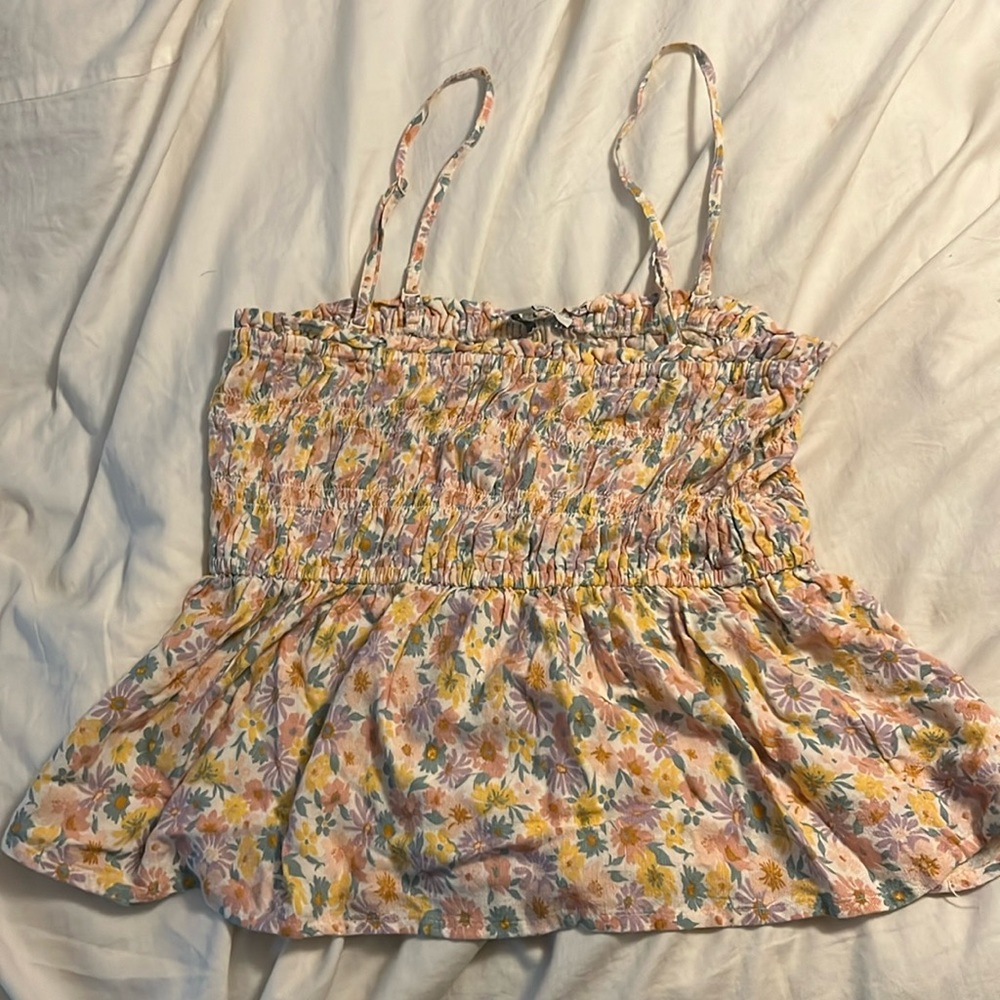 American Eagle floral tank. Only worn a couple times